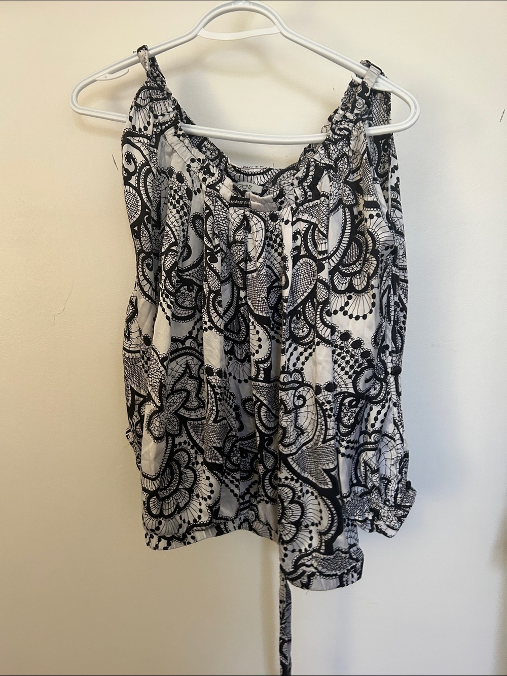 Vintage Large Silk Paisley Top